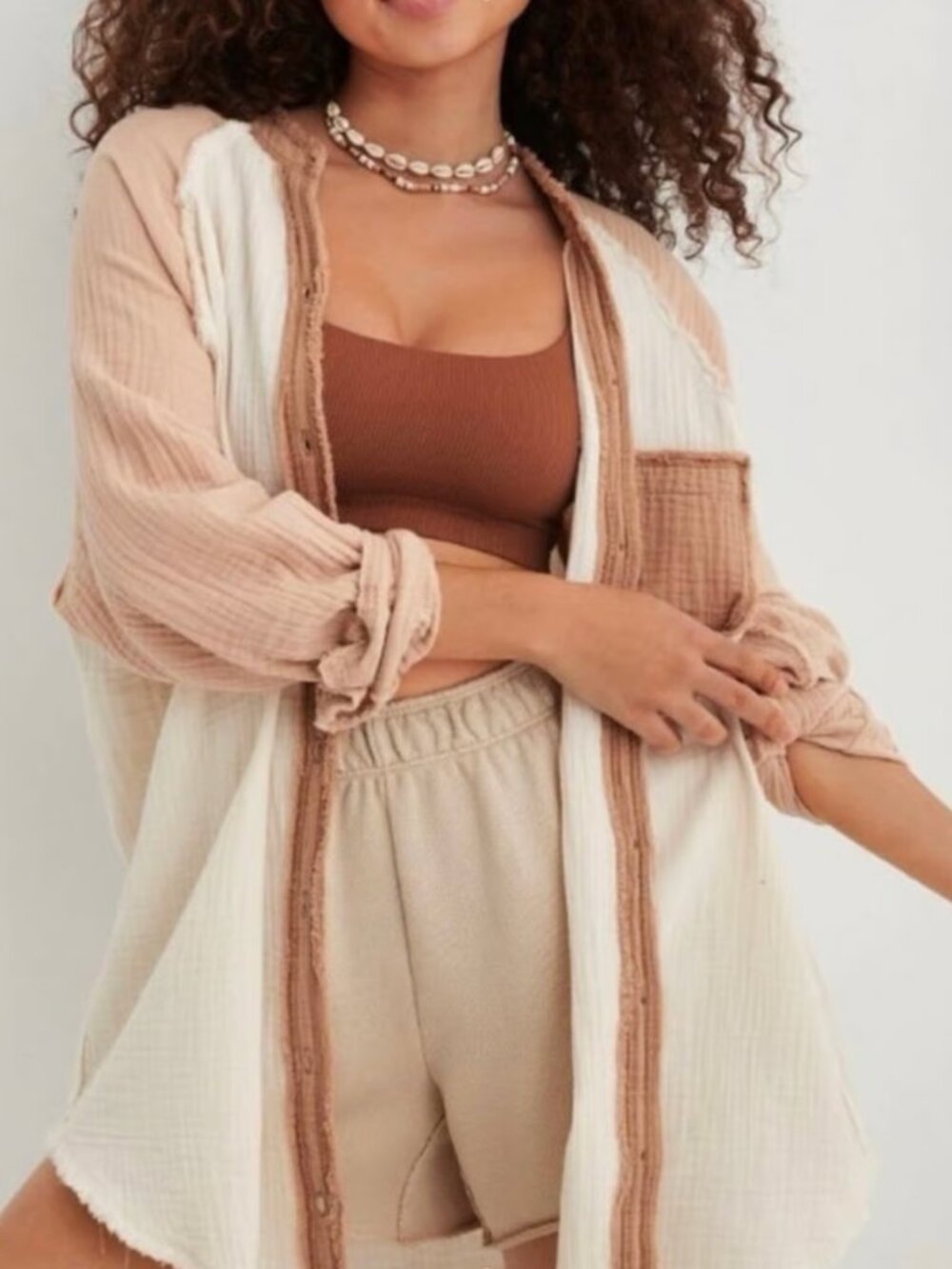Aerie Gauze Shirt